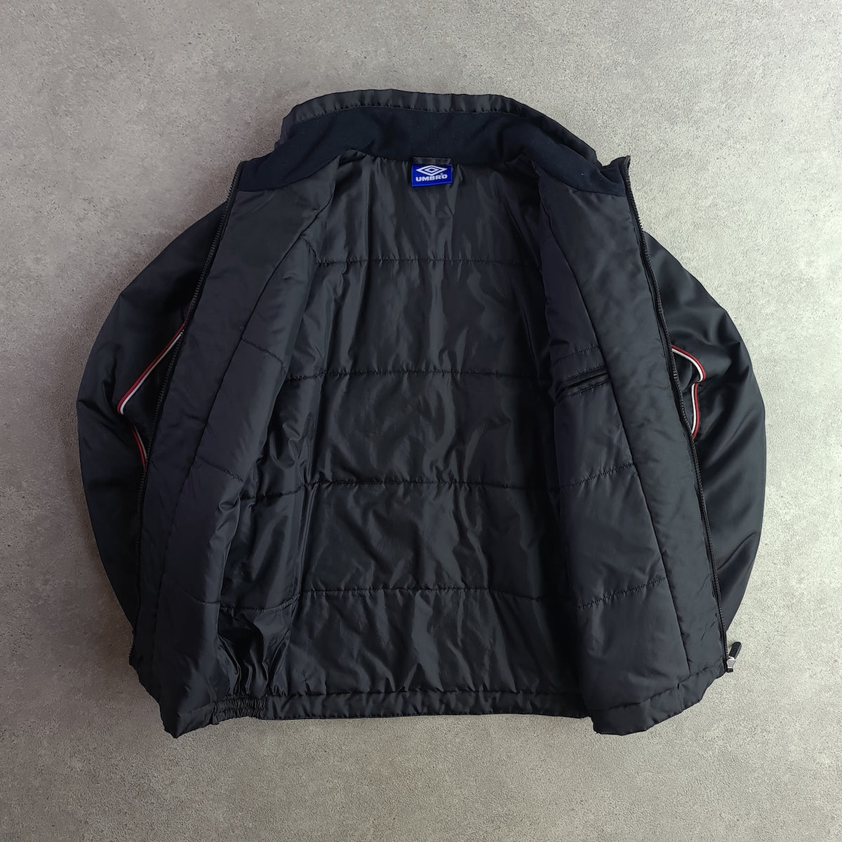 Vintage Umbro 1998-2000 Manchester United Padded Training Jacket