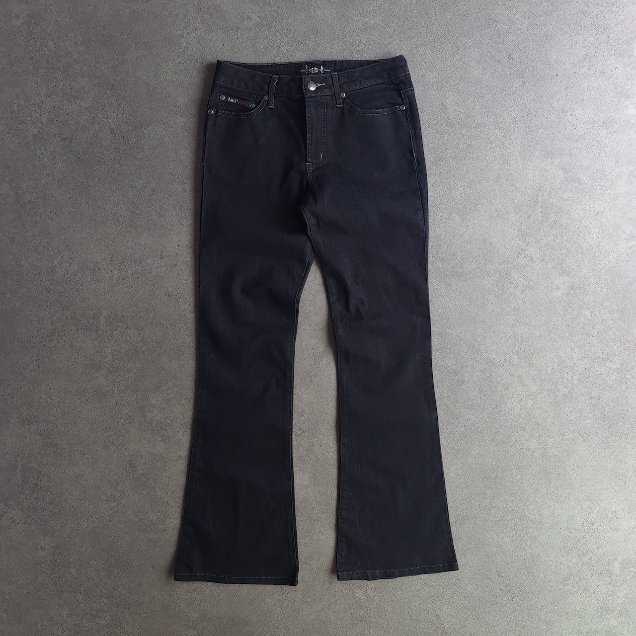 Y2K Life Energy Intelligence Flared Jeans