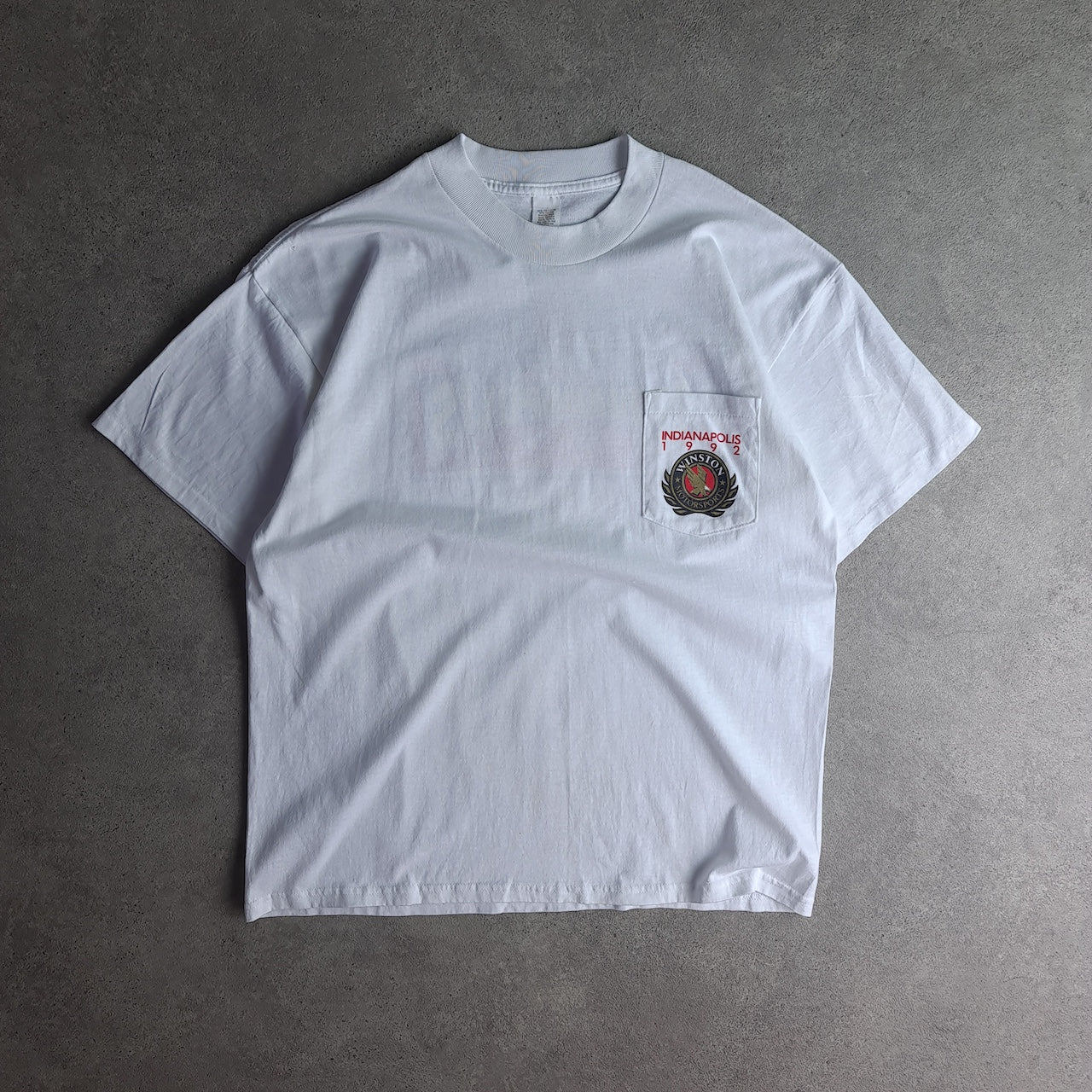 Vintage 1992 Indianapolis Winston Motorsports Back Print T-Shirt