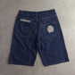 Red Ape Y2K Embroidered Baggy Denim Jorts