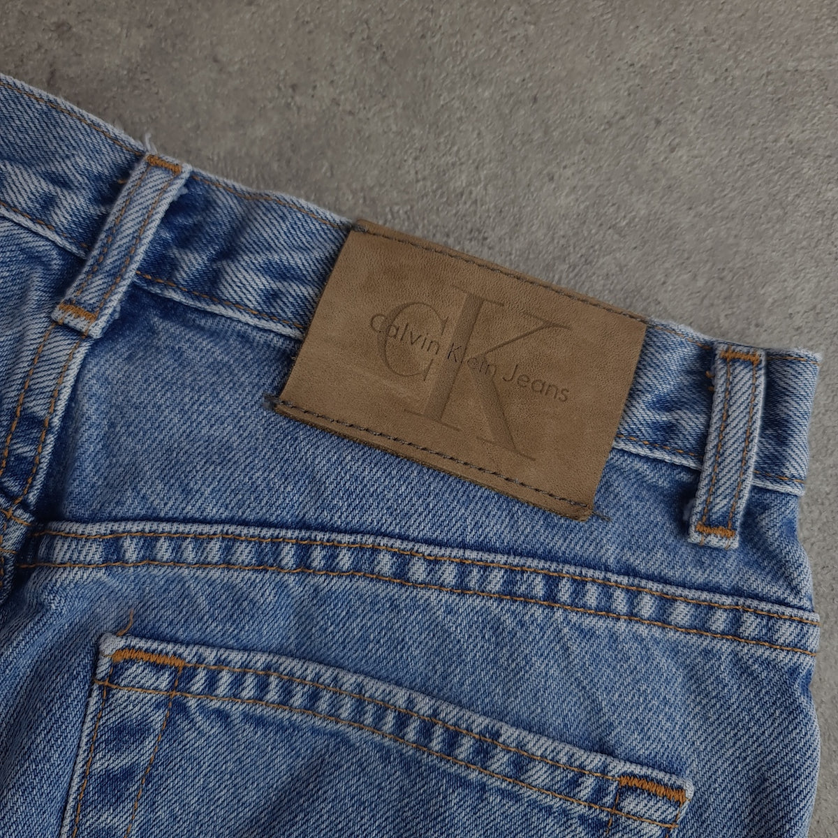 Calvin Klein Light Stone Wash High Waist Jeans