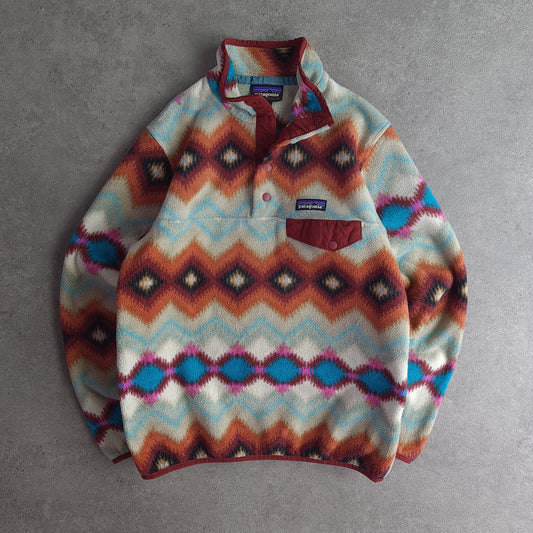 Patagonia Patterned Synchilla Snap T Fleece