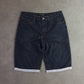 Vintage Y2K Raw Blue Embroidered Denim Jorts