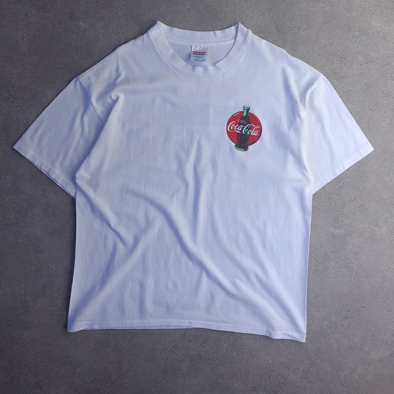 Vintage Coca Cola Drink it Down Back Print T-Shirt