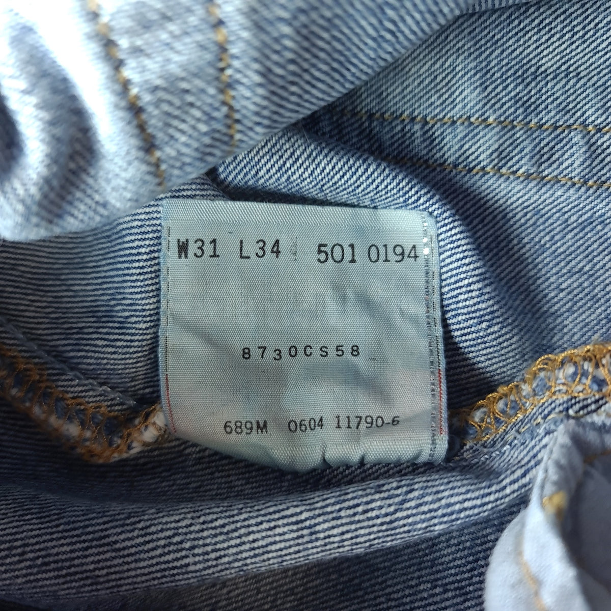 Y2K Levi's 501 Dark Stonewash Jeans