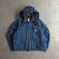 Rare Vintage Carhartt Petrol Blue Detroit Jacket
