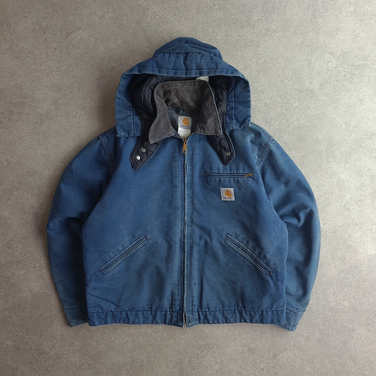 Rare Vintage Carhartt Petrol Blue Detroit Jacket