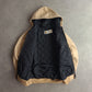 Vintage 90s Carhartt Active Quilt Lined Hooded Jacket