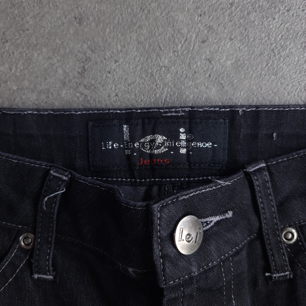 Y2K Life Energy Intelligence Flared Jeans