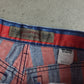 Rare Vintage 90s Levi's 573 900 Series Striped Denim Shorts