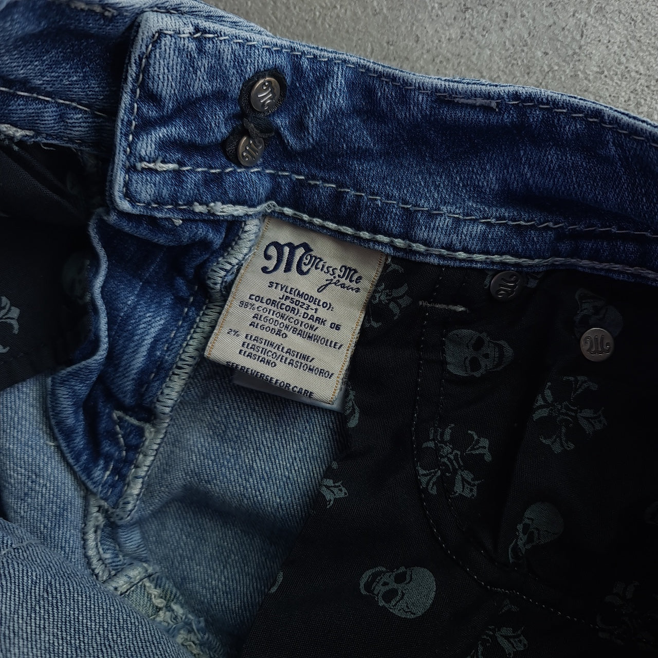 Y2K Miss Me JP5023-1 Bootcut Jeans