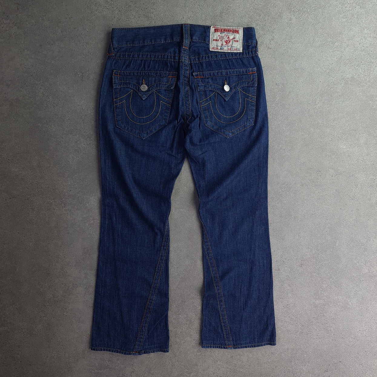 Y2K True Religion Joey Twist Flared Jeans