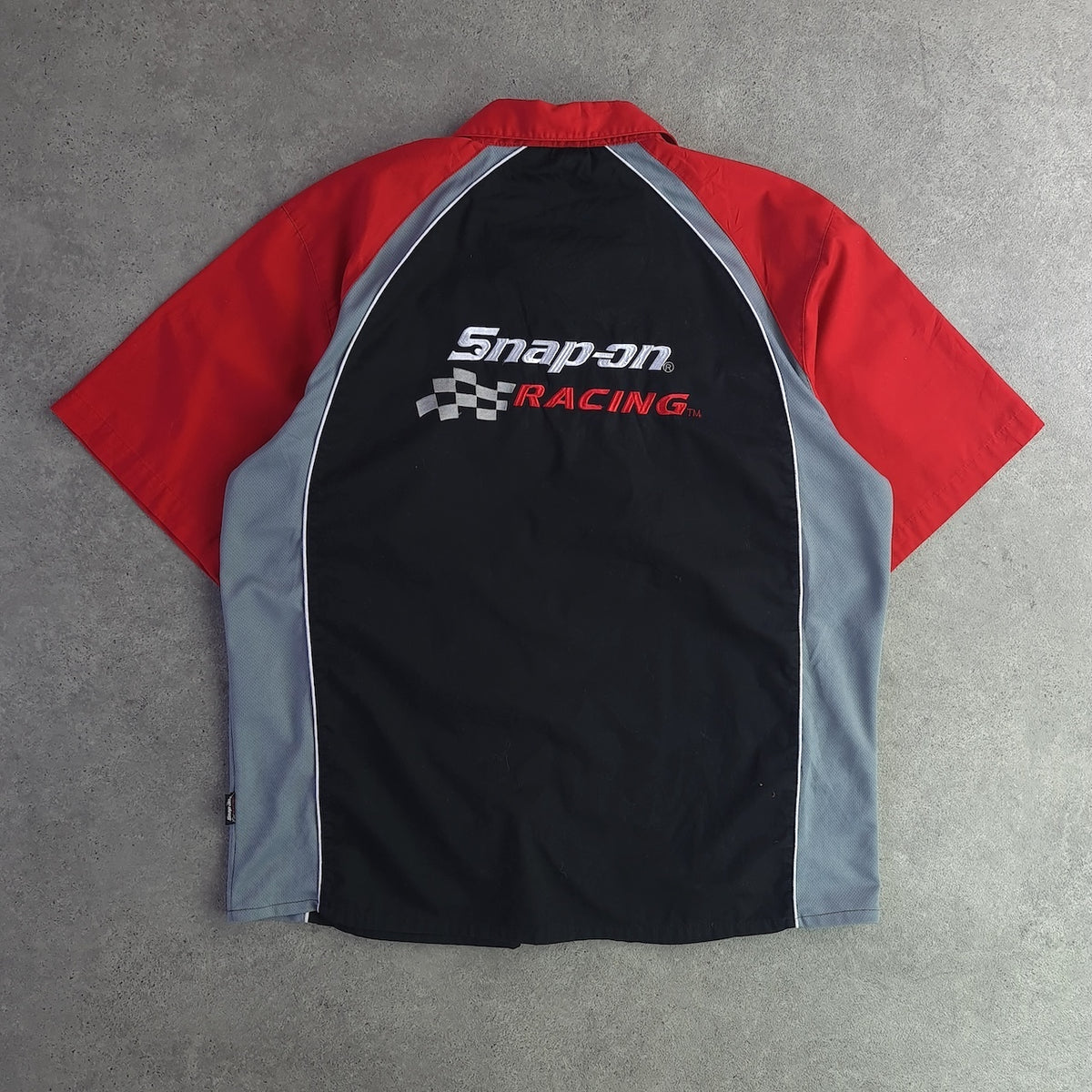 Snap On Racing Short Sleeve Work Shirt