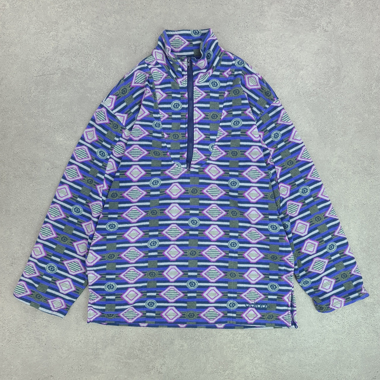 ADIDAS Crazy Patterned Fleece Jacket