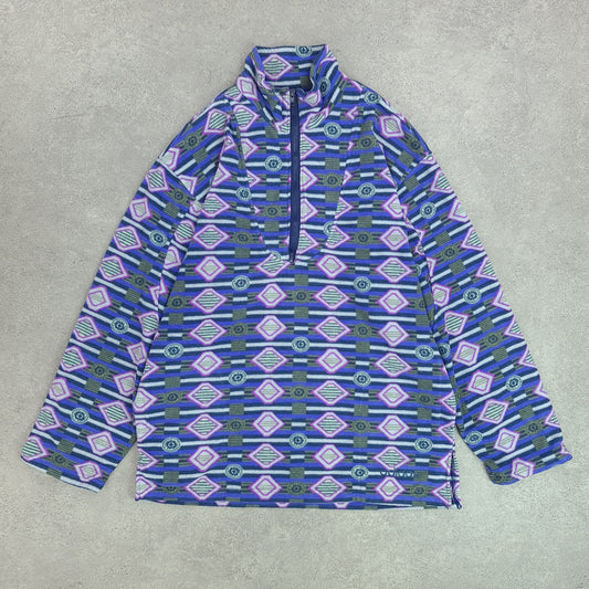 ADIDAS Crazy Patterned Fleece Jacket