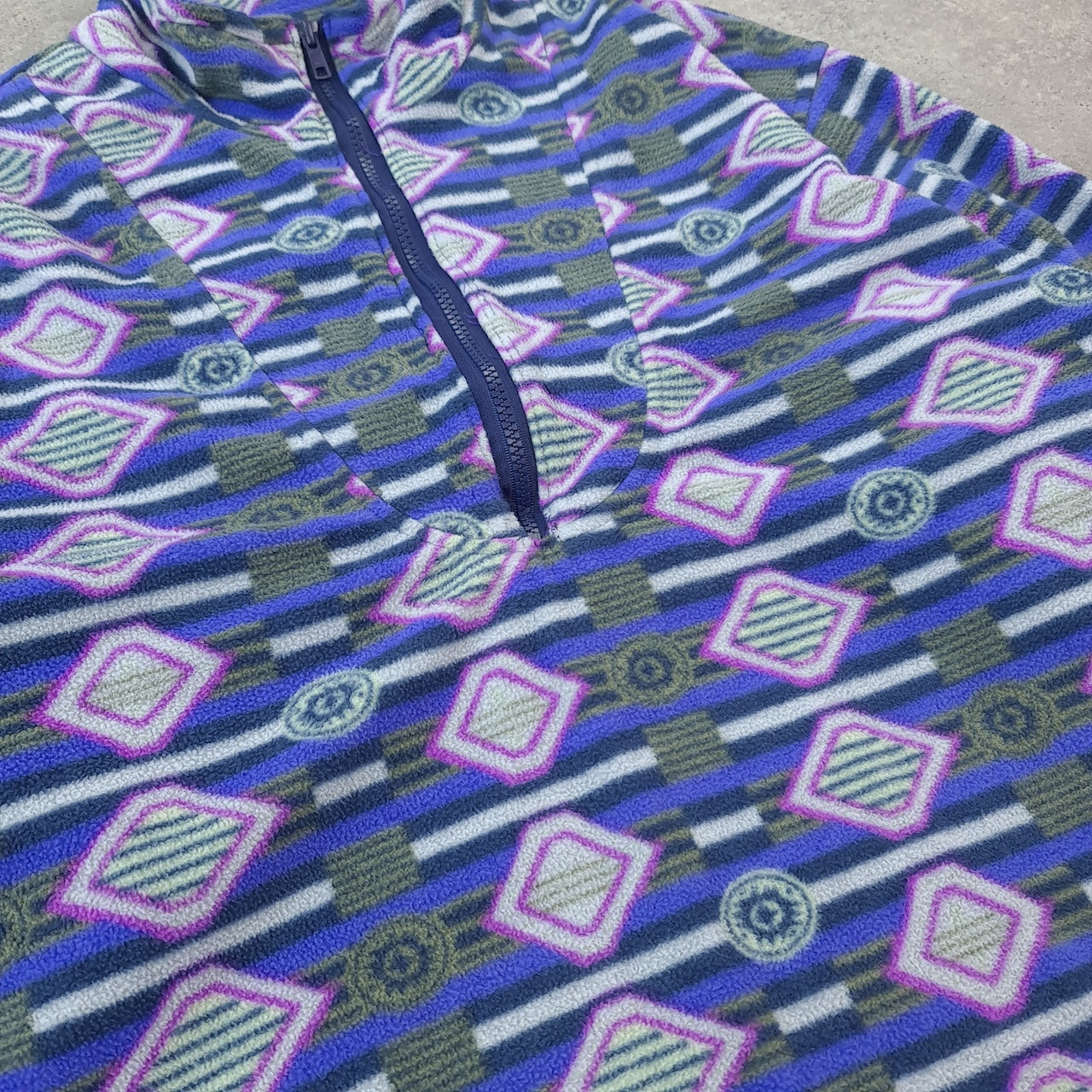 ADIDAS Crazy Patterned Fleece Jacket