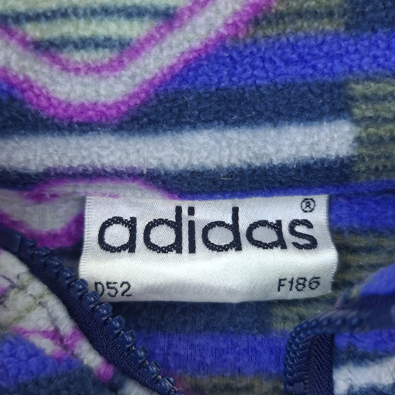 ADIDAS Crazy Patterned Fleece Jacket