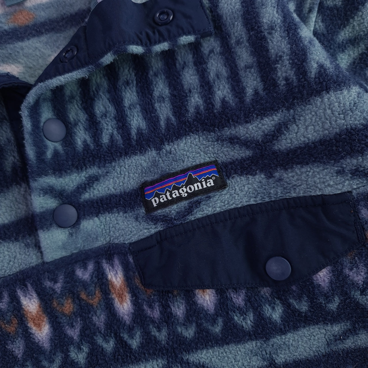 Patagonia Synchilla Patterned Snap T Fleece