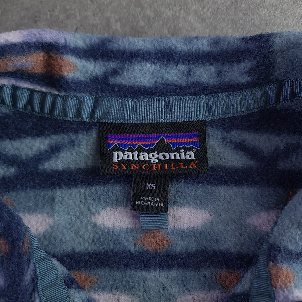 Patagonia Synchilla Patterned Snap T Fleece