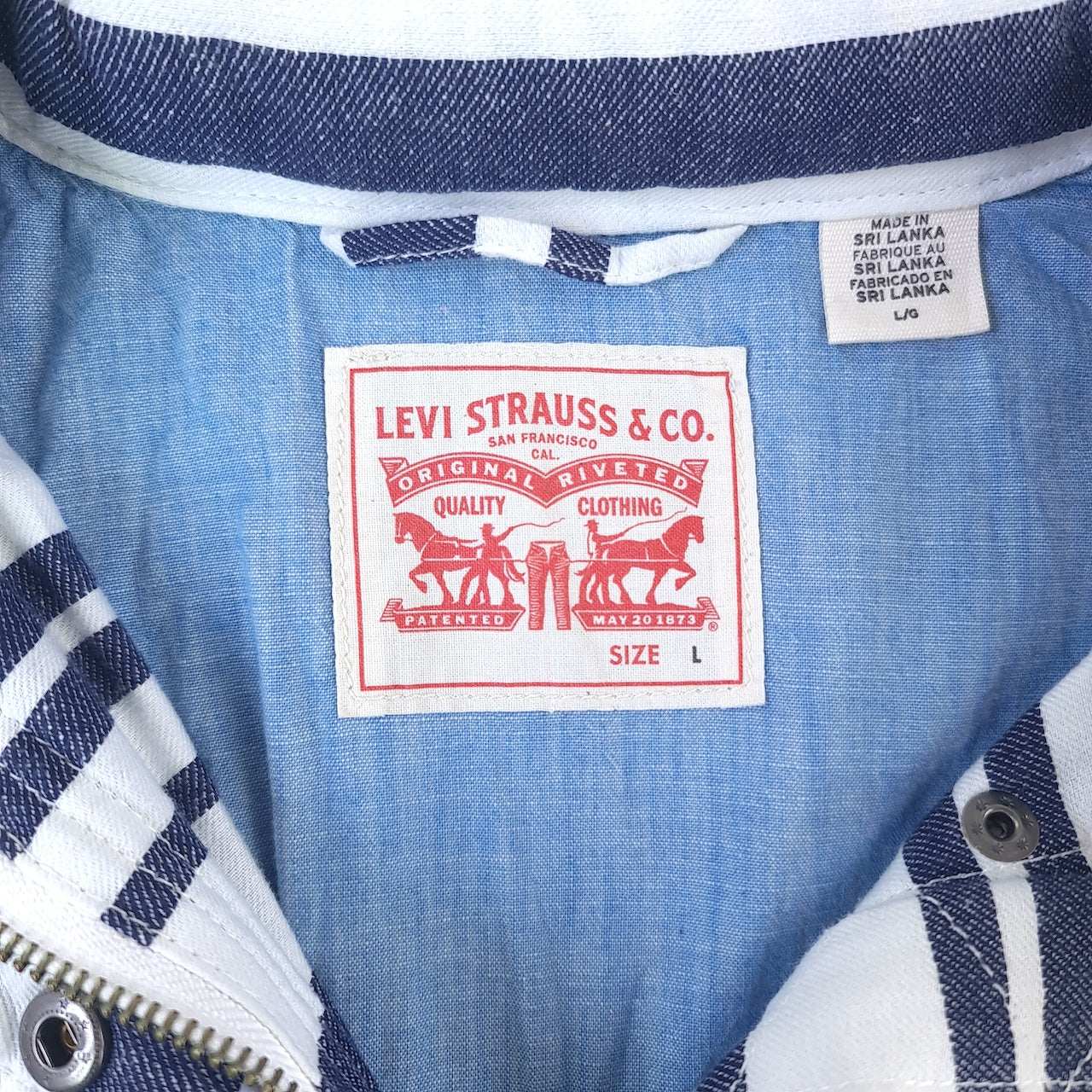 LEVIS Striped Field Jacket