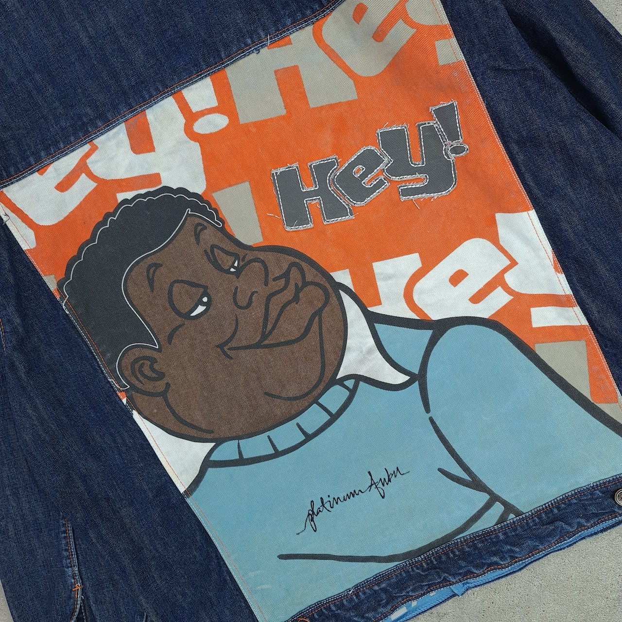 2001 FUBU Platinum Denim Jacket