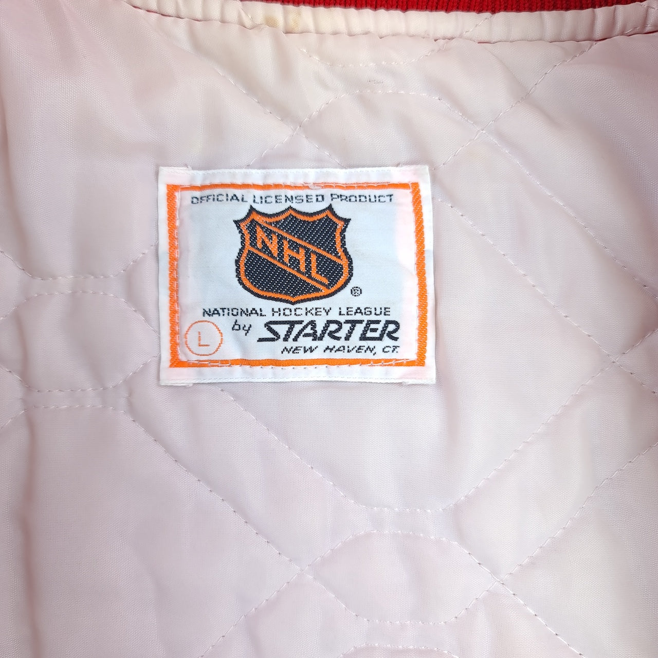 NHL DETROIT RED WINGS Satin Bomber Jacket