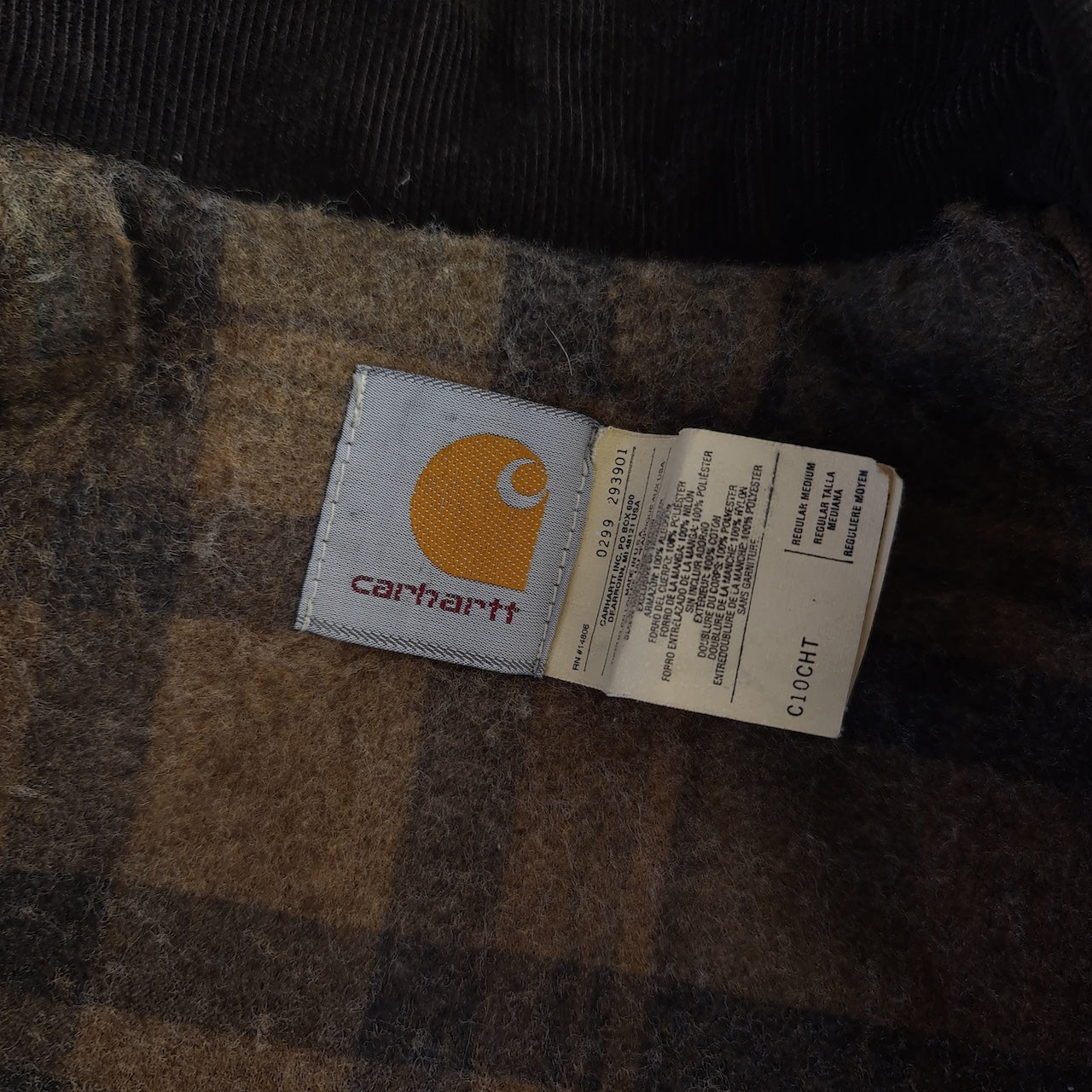 Carhartt C10 Blanket Lined Chore Jacket