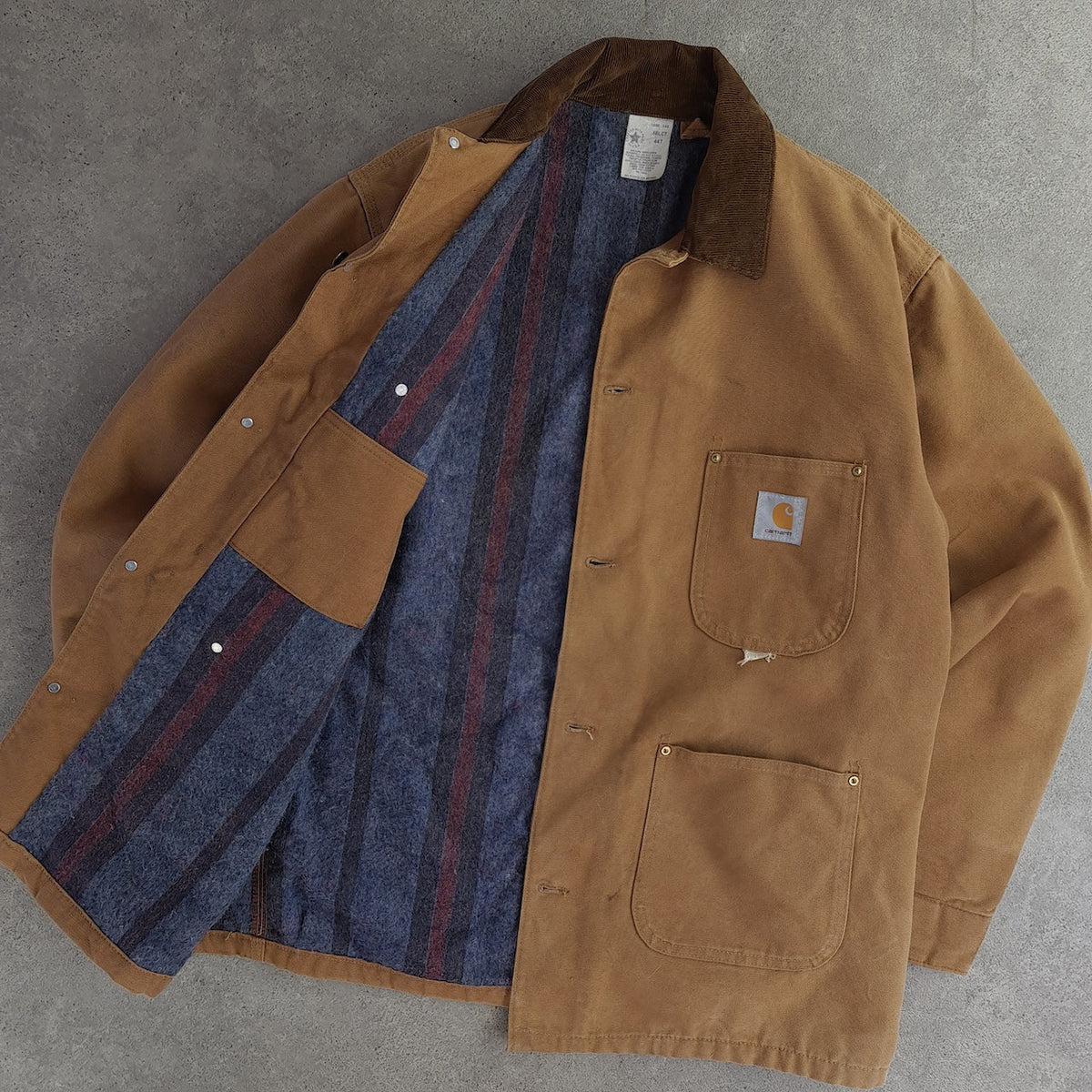 1980s Carhartt 6BLCT Blanket Lined Chore Coat