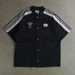 Vintage Adidas Atlas Boxing Short Sleeve Pop Button Shirt