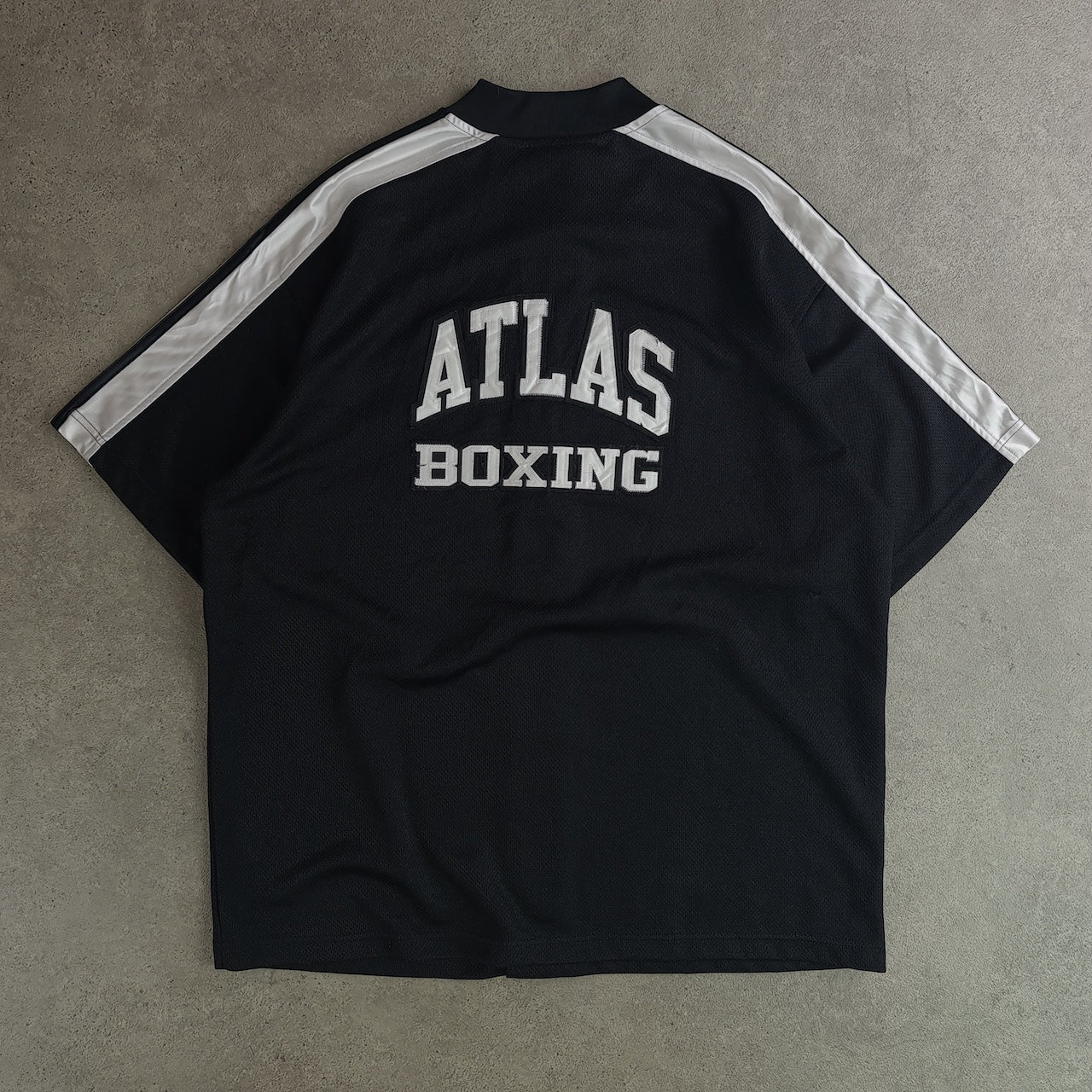 Vintage Adidas Atlas Boxing Short Sleeve Pop Button Shirt