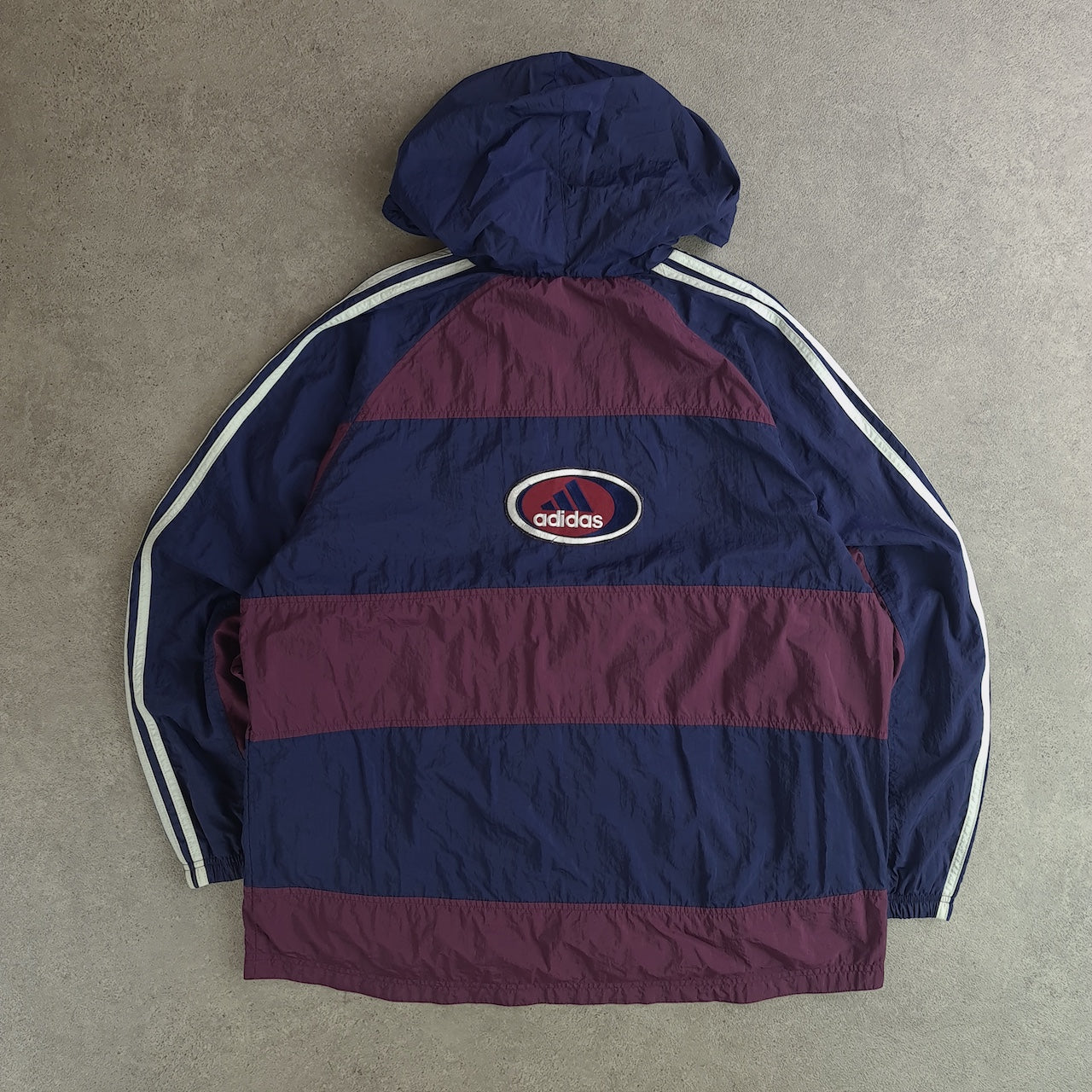 Vintage 90s Adidas Windbreaker Quarter Zip