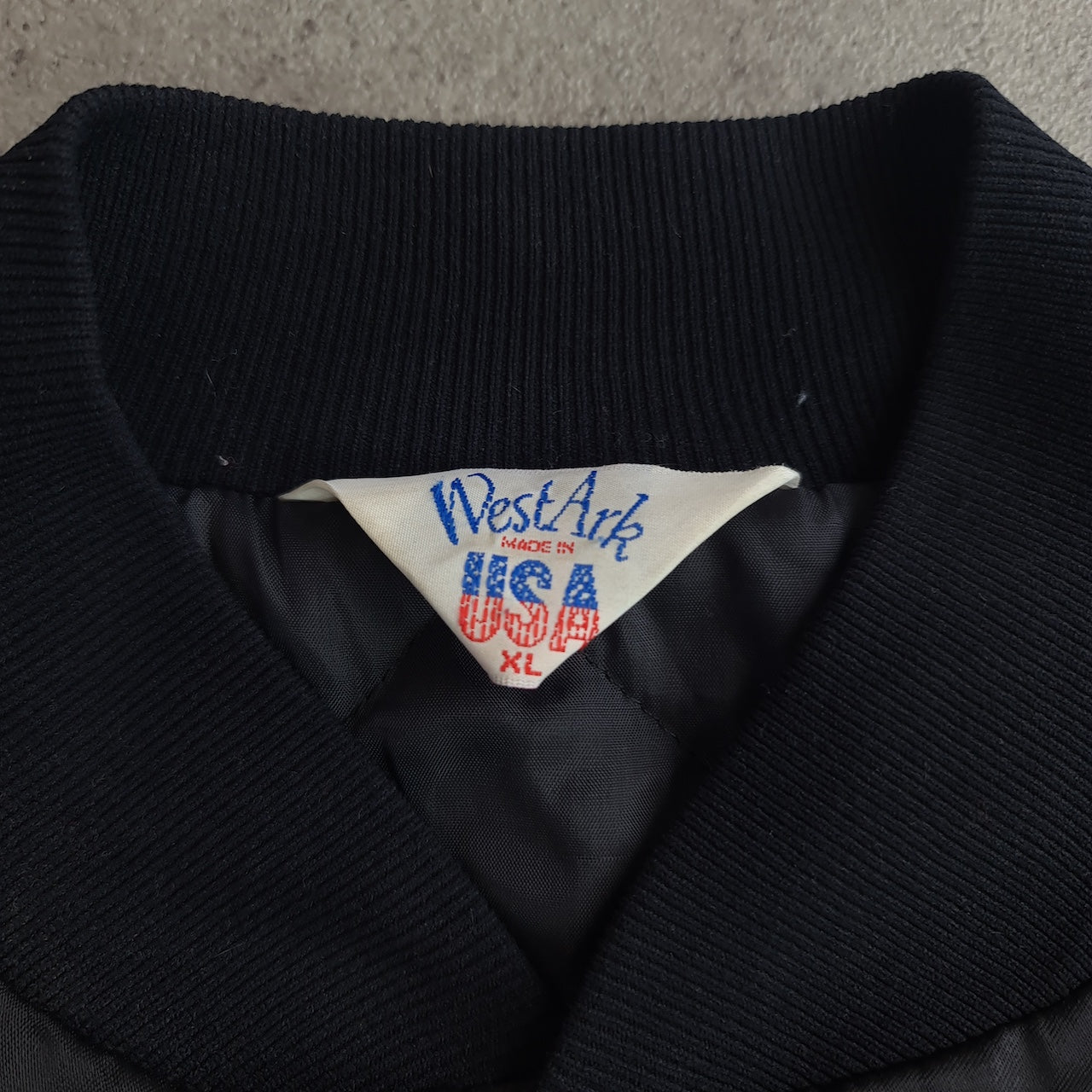 Vintage West Ark USA Chevrolet Haertbeat Satin Bomber Jacket