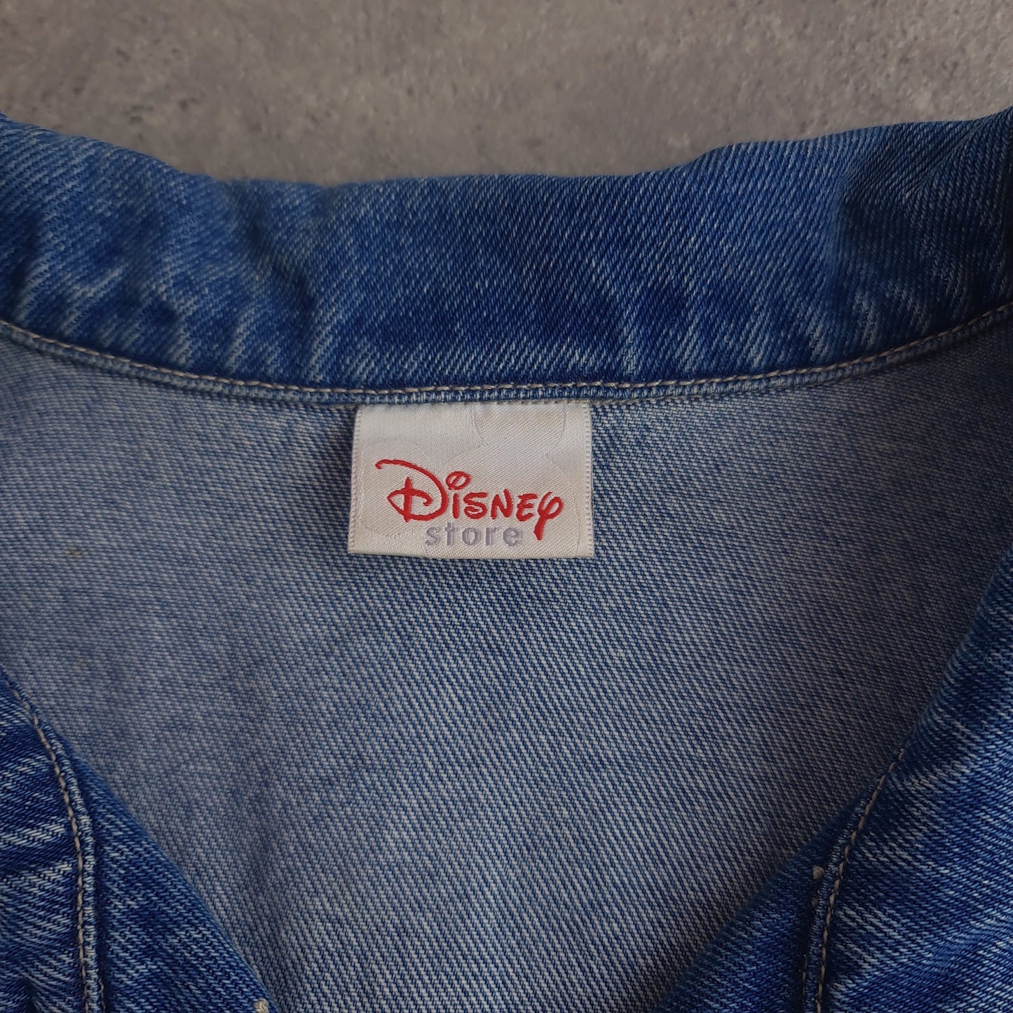 Vintage Disney Store Mickey Long Denim Jacket