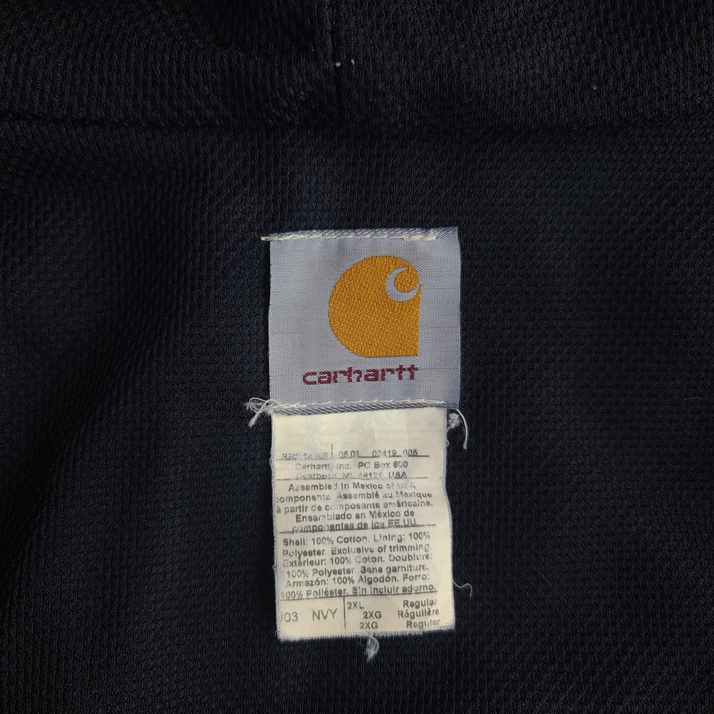 Carhartt J03 NVY Active Jacket