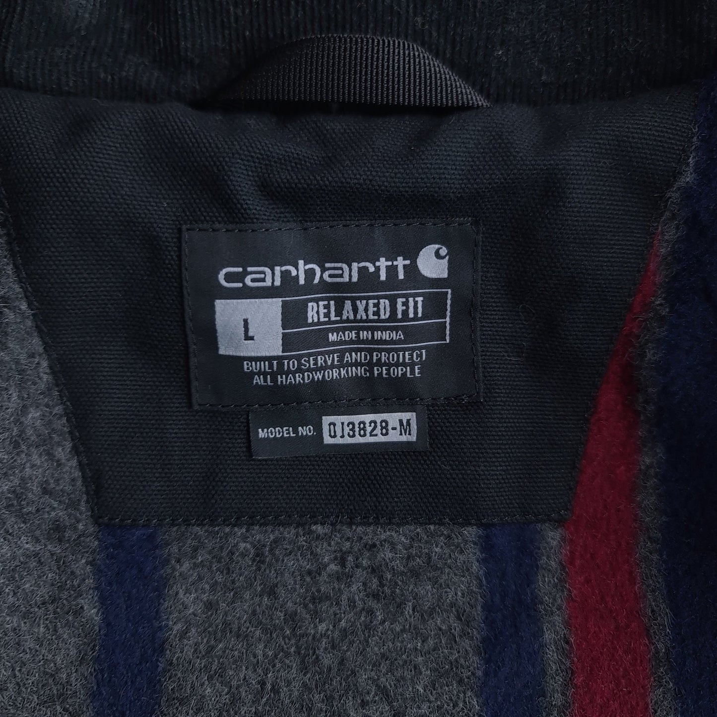 Carhartt 103828 BLK Blanket Detroit Jacket