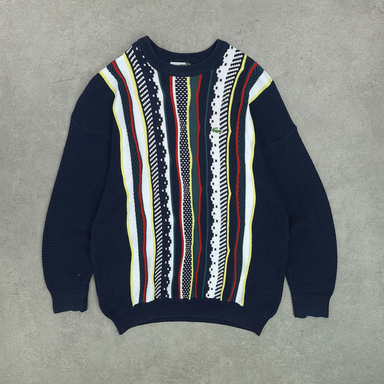 LACOSTE Coogi Style Jumper