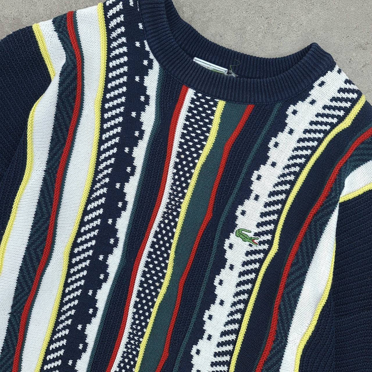 LACOSTE Coogi Style Jumper