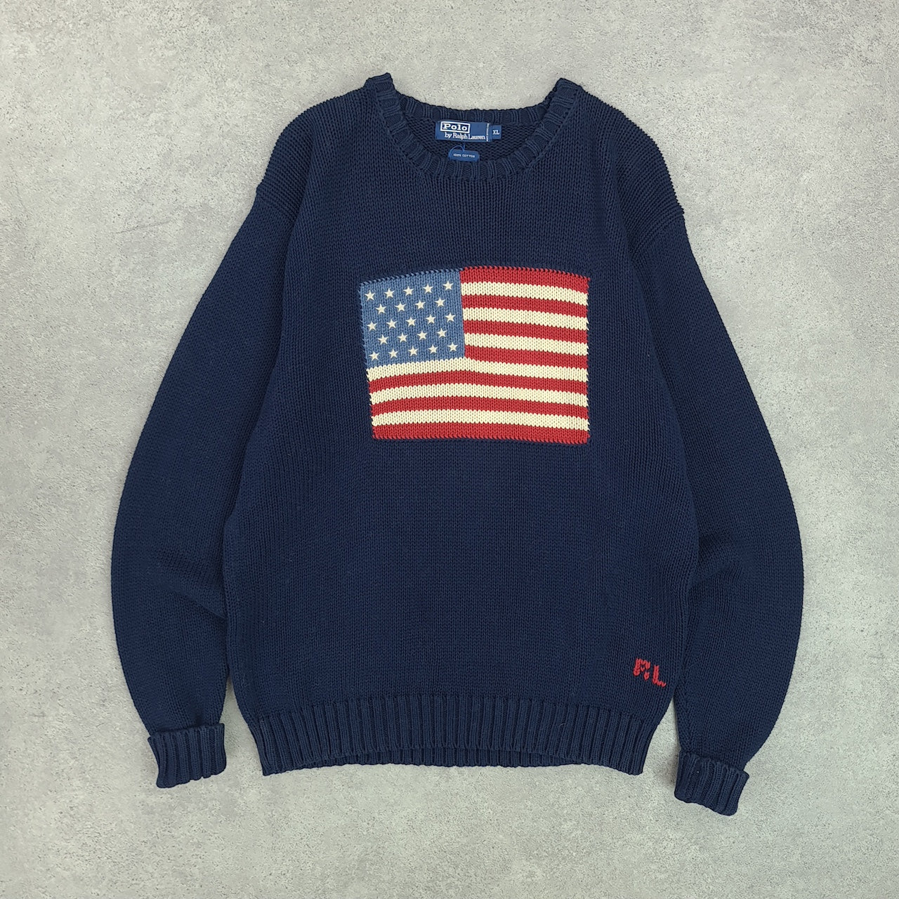 RALPH LAUREN USA Flag Knit Jumper
