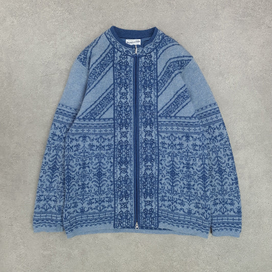 PENDLETON Lambswool Zipped Cardigan