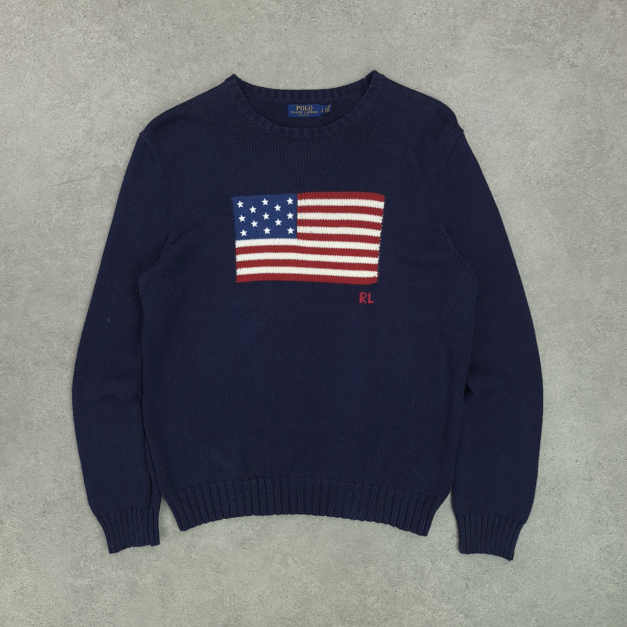 RALPH LAUREN USA Flag Knit Jumper