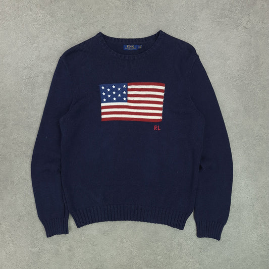 RALPH LAUREN USA Flag Knit Jumper