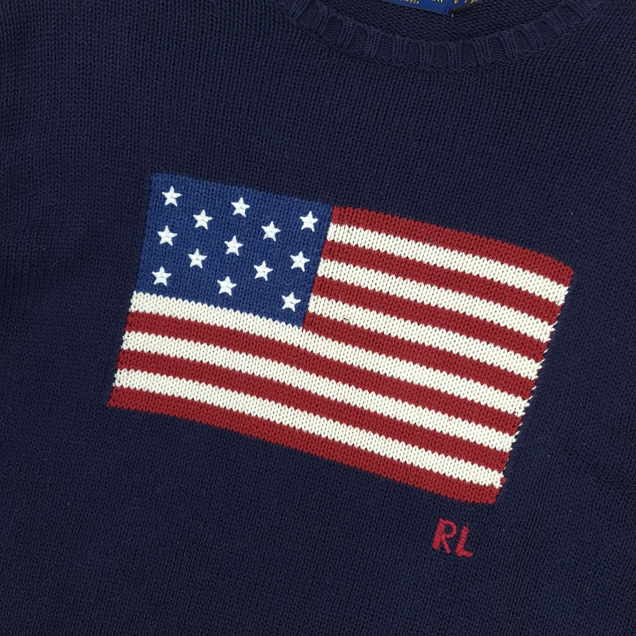 RALPH LAUREN USA Flag Knit Jumper