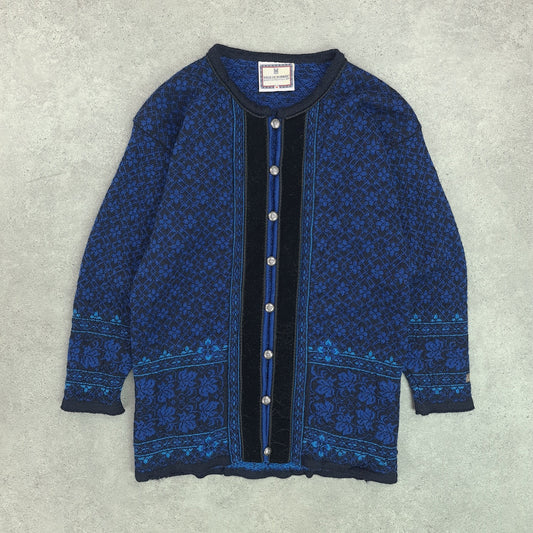 DALE OF NORWAY Wool Long Cardigan