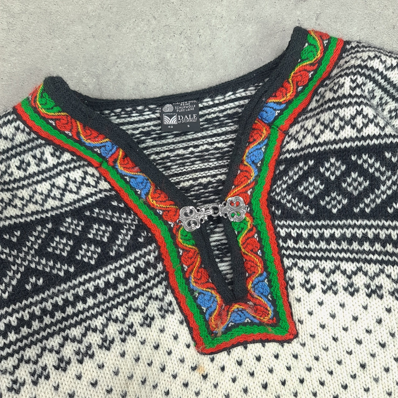 DALE OF NORWAY Setesdal Wool Cardigan