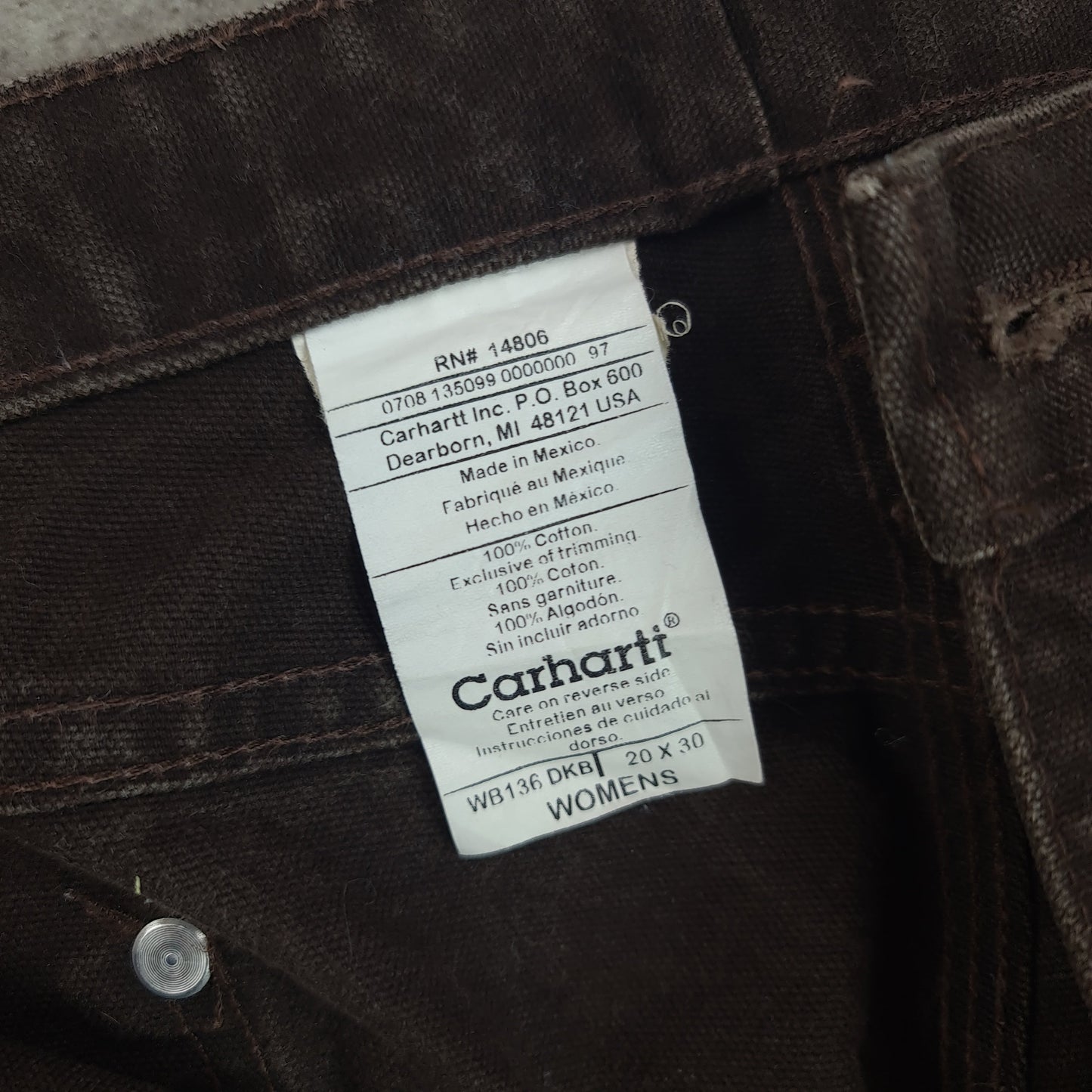 CARHARTT Double Knee Carpenter Pants