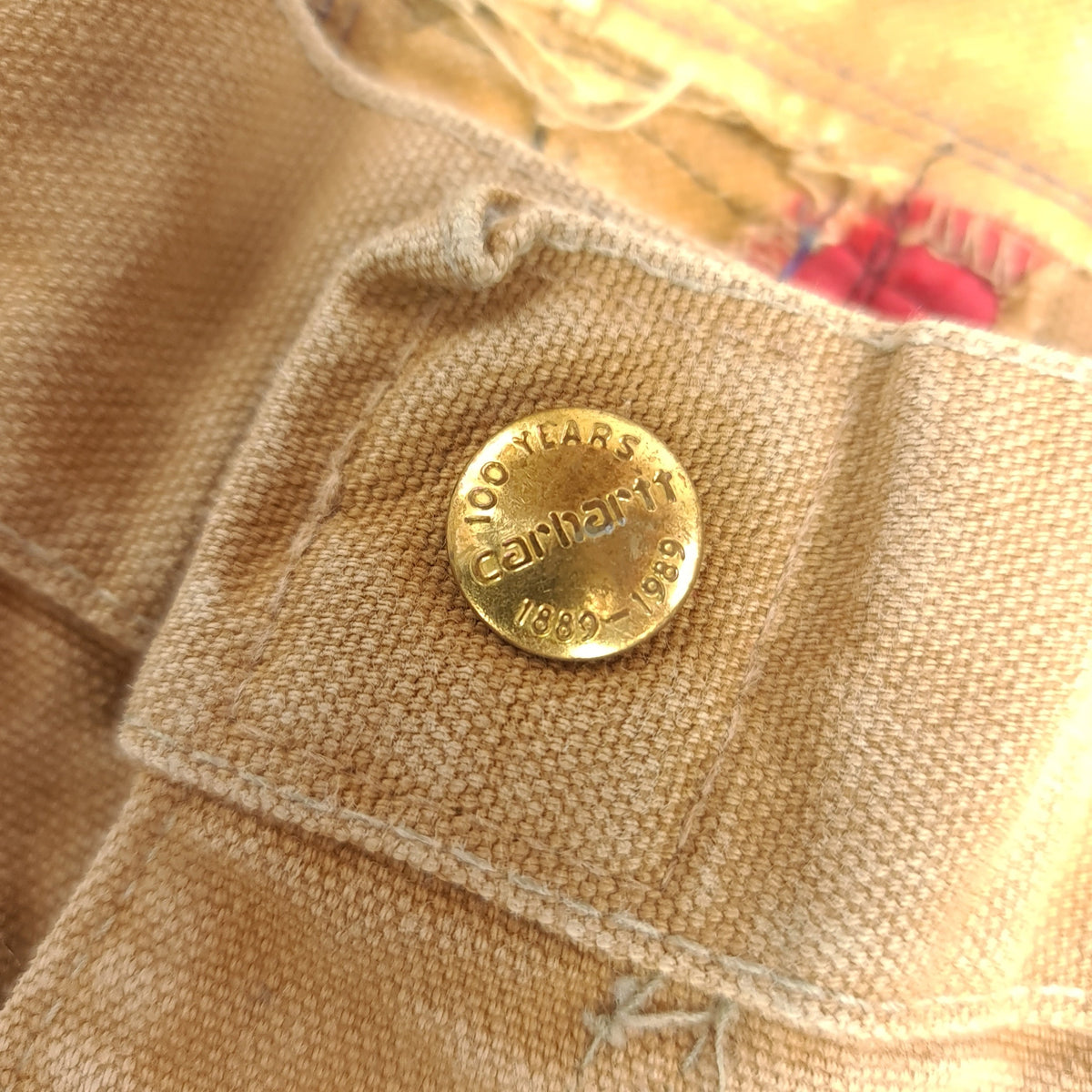 1989 CARHARTT 100th ANNIVERSARY Carpenter Pants W34 x L30