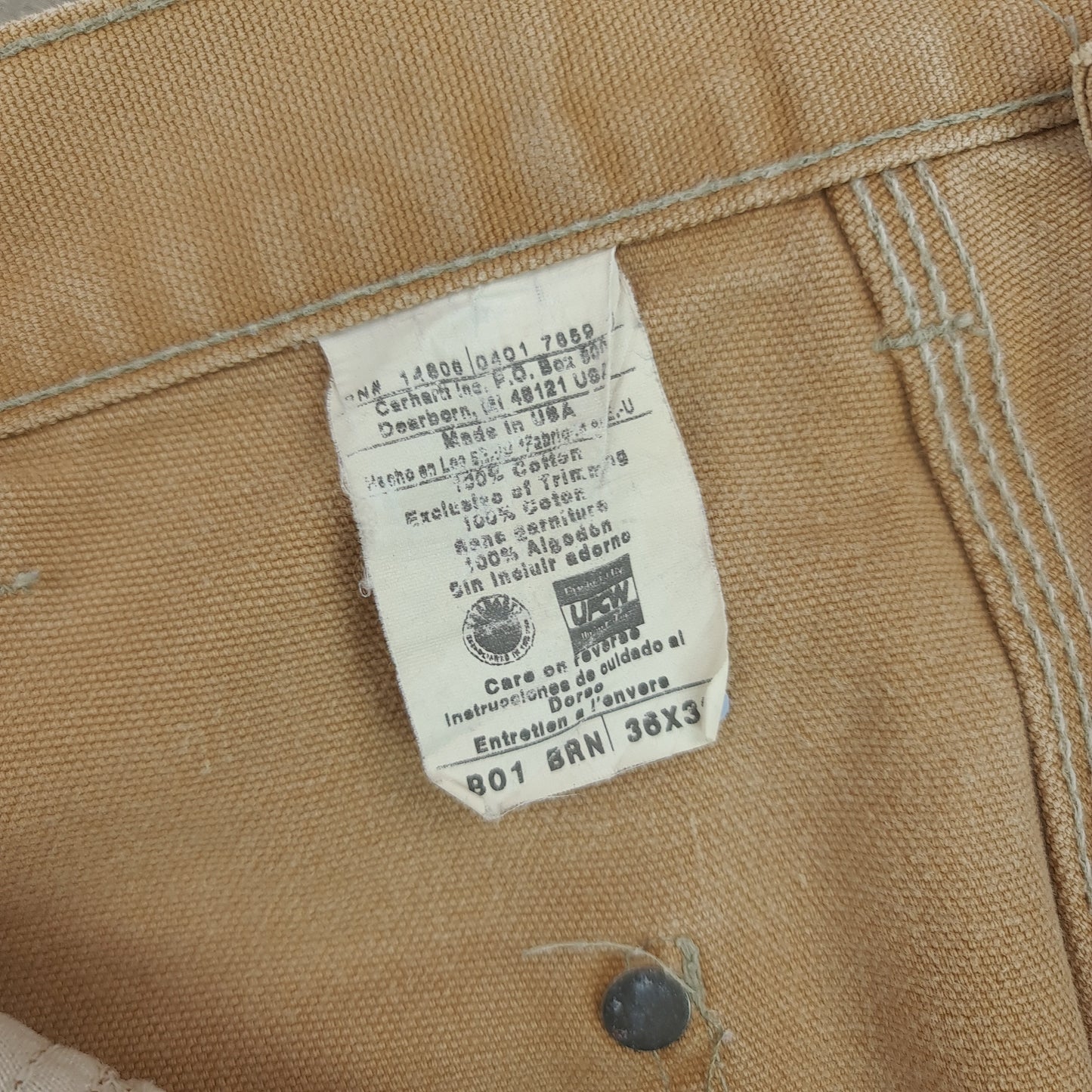 CARHARTT Distresssed Double Knee Carpenter Pants