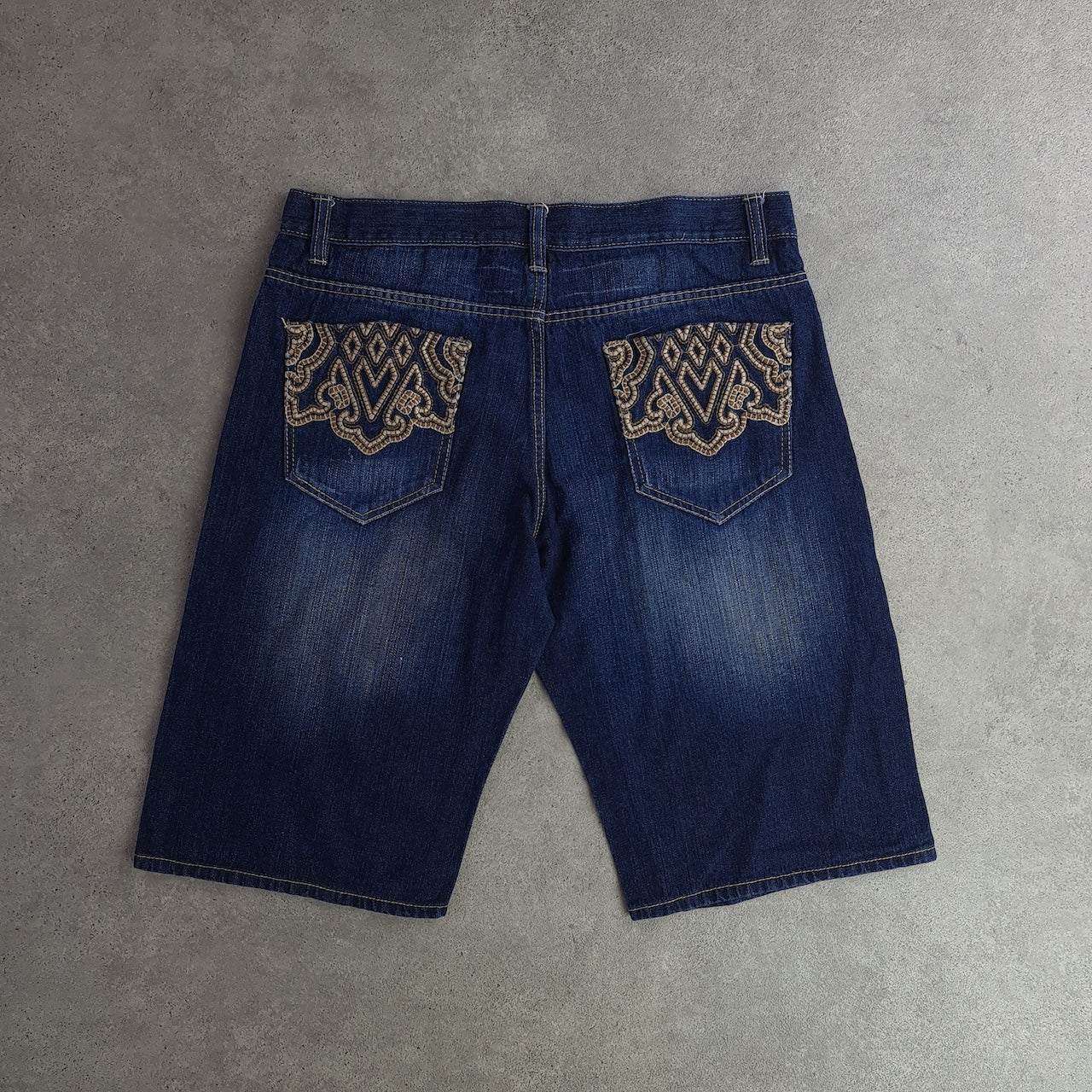 Avirex Y2K Denim Jort Shorts