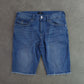True Religion Y2K Ricky Relaxed Straight Denim Shorts/Jorts
