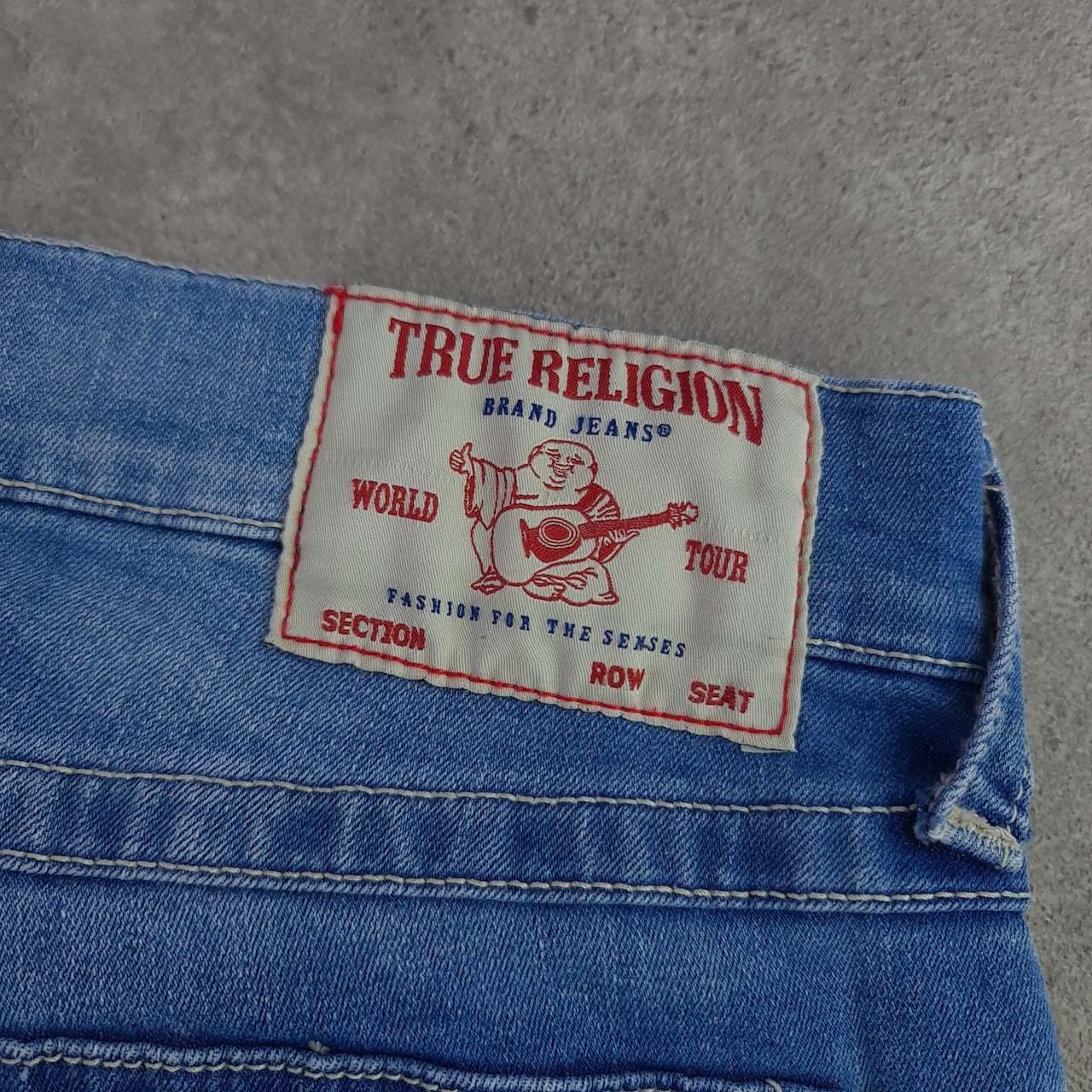 True Religion Y2K Ricky Relaxed Straight Denim Shorts/Jorts
